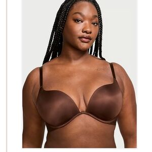 Victoria's Secret Brown Open Plunge Bra